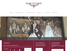 Tablet Screenshot of palamasettlement.org